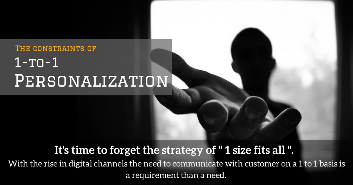 1 to 1 personalization