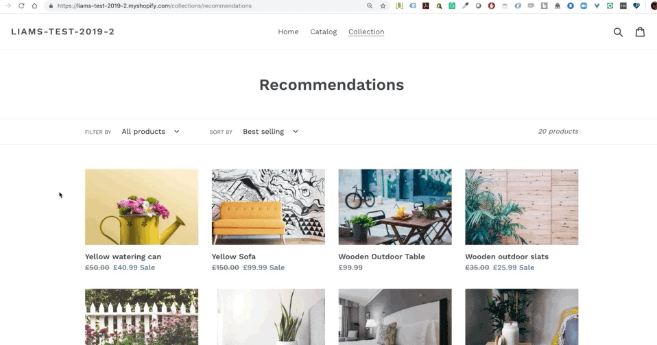 Tailored Recommendations